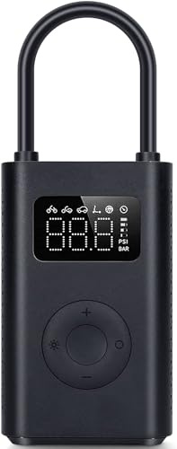 Xiaomi Compresor Aire Portatil 2 | Xiaomi Mi Air Pump 2 | Inflador 150 PSI 6 Modos con Recargable de 2000 mAh, Compresor Aire con Pantalla LCD con Sensor de Presión para Coche, Moto