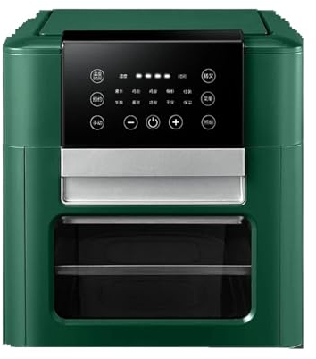 Alimentos esenciales y ayudantes familiares Freidora inteligente Sartén eléctrica multifuncional Sartén sin aceite Horno Horneado de 360 ​​​​° Pantalla táctil LED Asistente inteligente Disfrute de la