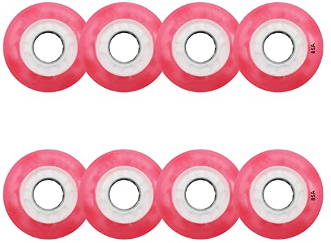 Generisch Inline Skate Rollen Inline Skate Räder 85 A LED Leuchträder 62 mm 64 mm 68 mm 70 mm 8 Stück