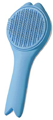 BaoFufc Selbstzupfbürste, leicht zu reinigen, Kämme für die meisten Haartypen, Katzen, Massagebürsten, hält gesunde Haustiere, Hunde, selbstzupfende Bürste, weiche Massage-Pflege für Hunde und Katzen,
