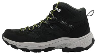 Jack Wolfskin Män Vojo Tour Texapore MID M promenadsko, Black Forest, 50 EU, Svart skog, 50 EU