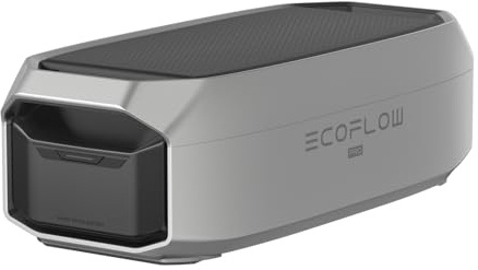 EF ECOFLOW Delta Pro 3 Zusatzbatterie 4 096 Wh, LiFePO4 Batterie-Backup, erweiterbare Energie für den Hausgebrauch, Campingzubehör, Notfälle, Stromausfälle, Reisemobile | 11 Jahre Lebensdauer LiFePO4 Backup-Batterie für den Heimgebrauch, Camping, Notfälle, Stromausfälle, Wohnwagen