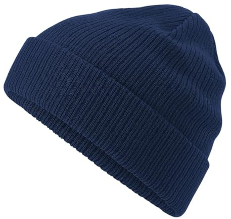 Roughtex Beanie aus Bio-Baumwolle – Doppellagiger Strick, atmungsaktiv und weich – Wintermütze Damen Herren