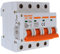 MeanWell Disjoncteur triphasé, Disjoncteur magnétothermique Courbure C, 4P 6kA, 4 modules DIN, Miniatures Circuit Breaker, MCB 4P C10 10A