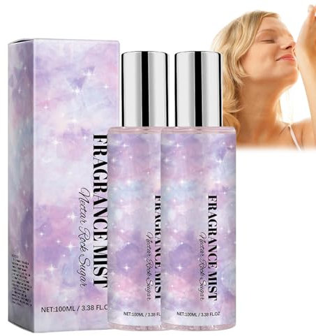 V Secret Vanille Coconut Passion Bodyspray, Coconut Passion Fragrance Mist, Bodyspray Parfum Damen, Eau de Parfum Für damen, Langanhaltender Duft, Ideal für den Sommer (2PC-Nektar Kandiszucker)