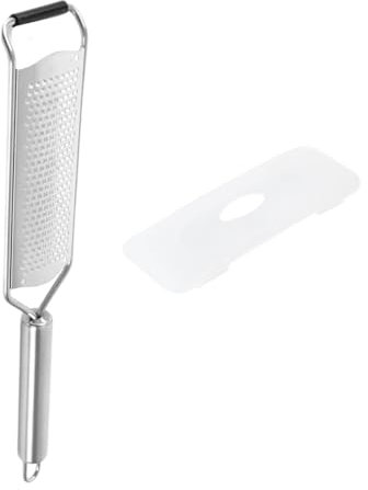 Rallador de limón profesional con agarre cómodo, rallador de queso de acero inoxidable, mango ergonómico, suministros para cortar verduras, rallador ergonómico