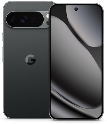 Google Pixel 10 Pro XL – Android-Smartphone ohne SIM-Lock, mit Gemini, Dreifach-Rückkamera, mehr als 24 Stunden Akkulaufzeit und 6,8 Zoll großem Super Actua-Display – Obsidian, 512GB