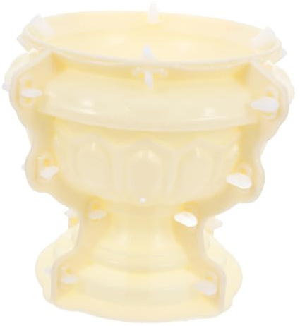 FONDOTIN Molde para Maceteros DIY De Estilo Europeo Molde De Plástico Grueso para Macetas De Concreto Reutilizable para Manualidades y Decoración De Jardín Pequeña