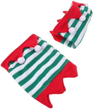 iplusmile 2 Protectores para Patas De Caballo Vendajes Navideños para Patas De Caballo Botas Mallas Vendajes para Piernas Ecuestres Botas De Malla Transpirable para