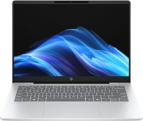 HP OmniBook 7 AI 14 Laptop 14-fr0503sa | 2K OLED Display (1920 x 1200) | Intel Core Ultra 5 225U | 16GB RAM | 512GB SSD | Wi-Fi 7 | Windows 11 Home | Glacier Silver (BL2B2EA)