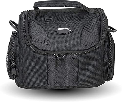 Medium Soft Padded Digital SLR Camera Travel CaseBag with Clipon Detachable and Adjustable Strap for Samsung NX1, NX200, NX210, NX20, NX30, NX300, NX300M, NX1000, NX1100, NX2000, NX3000 & Samsung