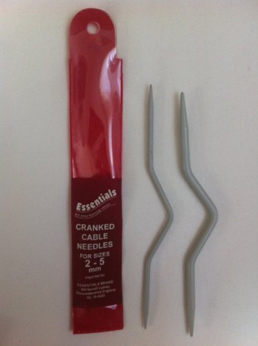 Essentials Cable Needles Cranked by Whitecroft Essentials