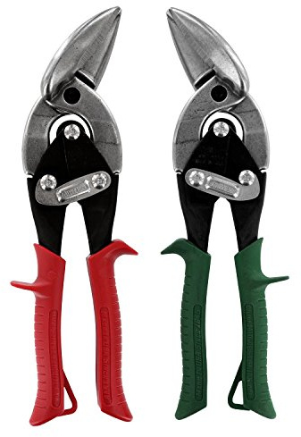 Midwest Tools and Cutlery MWT-6510C Midwest Snips Forged Blade Offset Aviation Snips Set (Pack of 2)