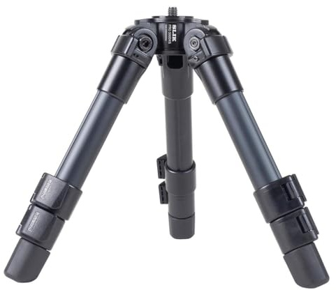 SLIK PRO AL-500DXS Heavy Duty Short Tripod Legs 16 Tall (613-501) - Folds Down to 11, Weighs 1.75lbs, Supports 22lbs - Great for Table Top or Ultra Low-Angle Photography