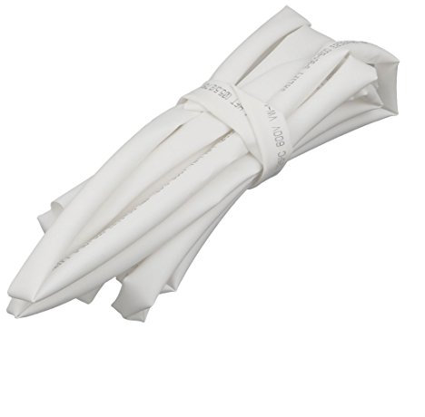 Aexit Filo avvolgente per guaine termorestringenti a isolamento termico con diametro interno da 5,5 mm, lunghezza 6.6 mm, bianco ID: 999658