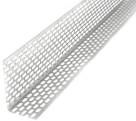 Fassadenprofile Lüftungswinkel Alu 2m, 30x40mm - 20 Stück Silber, Lüftungsprofil für optimale Fassaden- und Dachbelüftung, Traufgitter, geeignet zur Vogelabwehr
