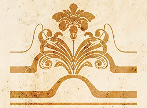 Schablone Jugendstil Bordüre 2 (82 x 60 cm)