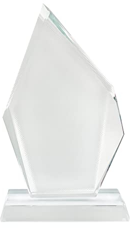 LYFJXX Sublimazione in cristallo vuoto decorazione desktop placca personalizzata cornice foto fai da te per stampa a trasferimento termico (irregolare)