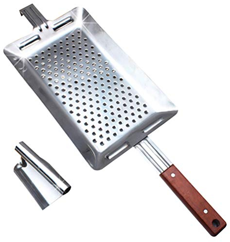 OSKOE Stainless Steel Spaetzle Maker Spaetzle Noodle Dumpling Maker Strainer Traditional Egg Noodle Making(52 x 17 x 2cm)