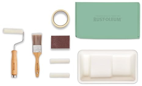 Rust-Oleum Ready to Roll - Eco Paint Kit (Small) - Bathroom Tile Gloss Rich Greens