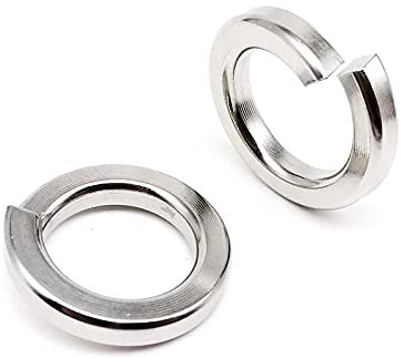 Rondelle di bloccaggio divise, 1035 pezzi M1.6-M16 Kit di assortimento di rondelle di bloccaggio divise a molla in acciaio inossidabile Set di guarnizioni elastiche