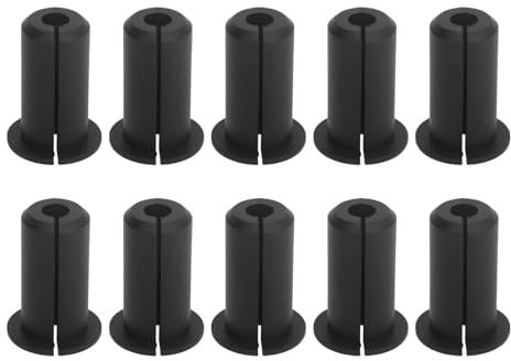 10 Pezzi Passacavo a Muro per Kit di Instradamento Cavi, Boccola a Muro in Silicone da 0,75 Pollici per Passacavo a Muro Passacavo per Foro a Muro Foro per Cavo
