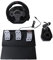 Echtes Force Feedback Lenkrad, PC Lenkrad mit Pedalen und Schalthebeln, Dynamisches LED Feedback, 270 Grad Rennen für PC, mit Schalter