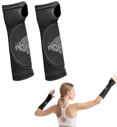 Thoquene 1 Paar Armschoner Volleyball für Damen Kinder, S Größe (Gewicht 35-55 kg)