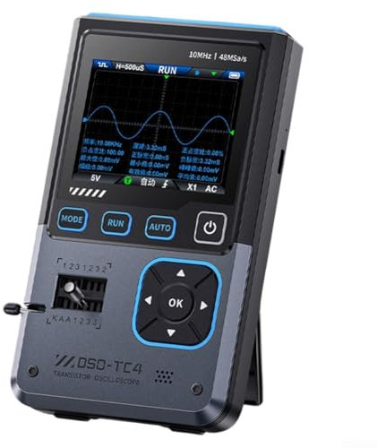 ReachMall 3-in-1 Oscilloscope, Portable Handheld Digital Oscilloscope, Waveform Generator Multimeter, Multifunction Tester, Signal Generator