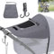 Parasol Carro Bebe,Parasol para Silla de Paseo,Parasol Cochecito Ajustable,Impermeable Funda para Cochecito de Bebé,Ajustable Funda para Cochecito de Bebé,Toldo Oscuro para Bebés Cochecitos