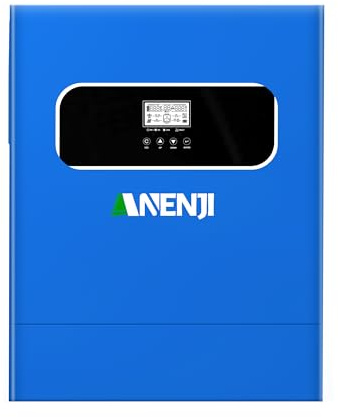 11000W Solar Hybrid Wechselrichter 48V DC zu 230V AC Reiner Sinus Mit 160A MPPT, Netzeinspeisung,2x5500W PV Eingang,Betrieb ohne Batterie + WiFi-Fernüberwachung 4 Lademodi für Wohnmobile/Hausnotstrom