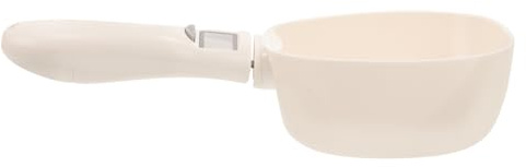 Cabilock Bilancia Cucchiaio Elettronico con Staccabile Misurino Preciso per Cibo Secco Animali Display e Funzionamento Paletta Dosatrice per Crocchette e Ricette