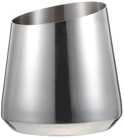 MUELODSIC Cubitera de Acero Inoxidable Ligera para Vino y Cerveza Cubo Antigoteo y Antióxido para Fiestas Bares y Restaurantes Enfriador Portátil de Hielo Multifunción Color Plata