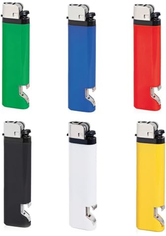 Accendini Apribottiglie Personalizzabili, Set Multi-Colore, 100 Pezzi, Dimensioni 9x2.5x1.3 cm, con Stampa a colori gadget pubblicitari promozionale idea regalo innaugurazione negozio