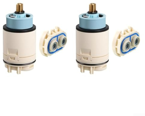 Pressure Balance Shower Cartridge Replacement for RP70538 and RP73625 Single Handle Tub and Shower Faucets with Built-in Check Valve (two)