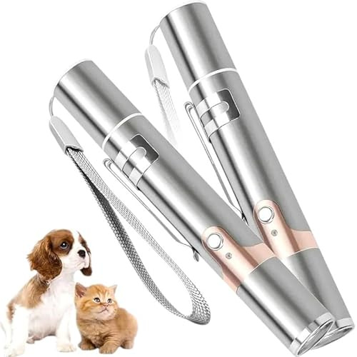 Cat & Moustache - Un Jouet Stylo Intéractif pour Chats et Chiens 7 en 1, Jeux d'exercice Stimule Instinct Naturel et Favorise Activité Physique avec 3 Modes Réglables - Stylo Rechargeable Prise USB