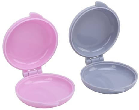 HUSHUI Mini Tortiera Rotonda, Design Antiaderente a Rilascio Facile, per Cuocere Dolci a Casa, Confezione da 2