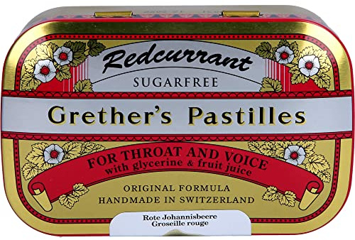 Grether´s Pastillen Redcurrant zuckerfrei, 110 g Pastiglie