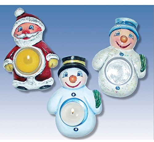 Hobbyfun Gießform Kerzenhalter Weihnacht