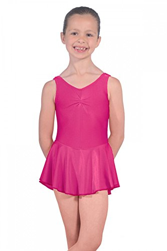 Dancewear Central Ärmlös ISTD Junior lycra trikåer med kjol