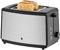WMF Bueno Edition Toaster 2 Scheiben Edelstahl, Doppelschlitz Toaster mit Brötchenaufsatz, 2 Scheiben, 7 Bräunungsstufen, 800 W, edelstahl matt