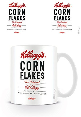Pyramid International Vintage Kellogg's (Corn Flakes Vintage) Official Boxed Ceramic Coffee/Tea Mug, Multi-Colour, 11 oz/315 ml