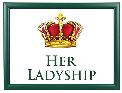 HER LADYSHIP BEAN BAG PADDED CUSHION LAP TRAY SET TV BED SERVING