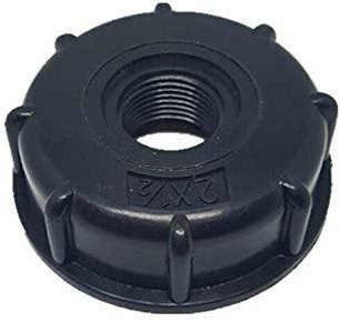 Be-Tool IBC - Adattatore per serbatoio di acqua, 1 connettore IBC da 3/4 da 60 mm, filettatura grossa per barili da 1000 litri, barili IBC ecc.