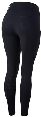 HORZE Reithose Damen Mira, Reitleggings mit Handytasche und Vollbesatz