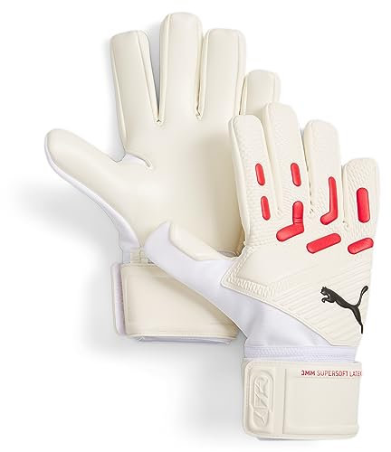 PUMA Herren Future Match Negative Cut Torwarthandschuhe 11White Fire Orchid Red