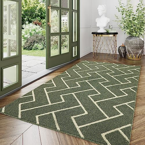 Biscpro Schmutzfangmatte 120 x180 cm, Rutschfestigkeit Fußmatte,Eingangstürmatte Türmatte für Hund,Außen Innen Garten,Teppich,Terrazzo,Haustür,Terrazzo