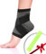 NAIKIR - Pack 2 Tobillera Para Esguince + Banda Elastica Ejercicio - Tobillera Estabilizadora - Tobilleras Esguince - Tobillera Deportiva - Tobillera Gym (M)
