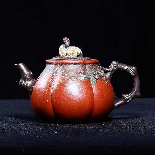 Tetera China, sección de mineral crudo hecha a mano, tetera de tocón de mono con viga de barro, juego de té antiguo de reflujo de la provincia de Taiwán.