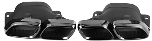 KIJKDSR Coda Gola Per M&ercedes Per B&enz AMG C63/S W205 S205 C205 A205 Pre-Facelift 2015-2018 Auto Quad Silenziatore Di Scarico Punte Del Tubo Di Coda Auto Silenziatore Scarico Coda Tubo(Color:1)